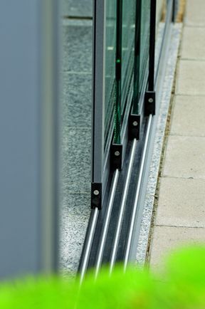 Sommergarten - Glasschiebetür